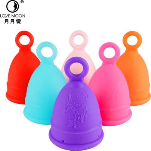 20 Pcs Pull Ring Menstrual Cup Vaginal Hygiene During Menstrual Period Female Medical Grade Silicone Material Physiological Cup