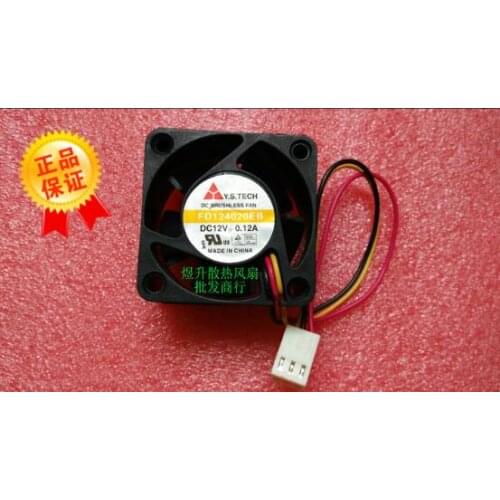 4cm 40*40*20 12V 0.12A FD124020EB three line power supply fan mute