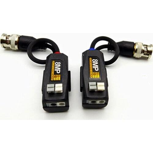 5 Pairs 8MP AHD/CVI/TVI Twisted BNC CCTV Video Balun passive Transceivers UTP Balun BNC Cat5 CCTV System UTP Video Balun