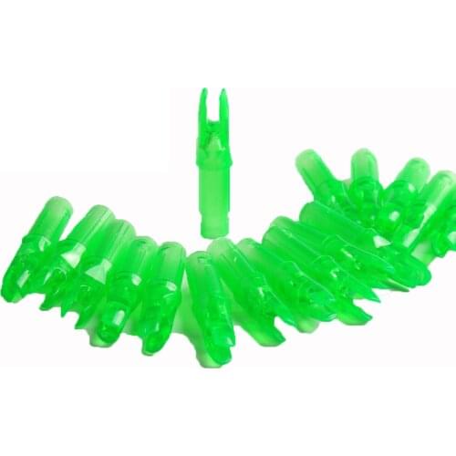 50pcst Internal Nock Suit ID 6.2mm OD 7.8mm Carbon Fiberglass Arrow shaft for Archery Hunting Shooting