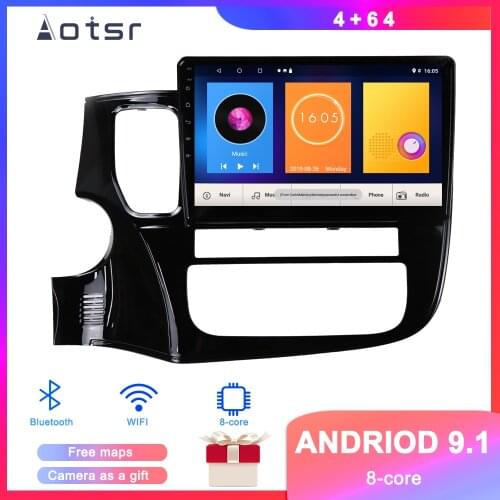 DSP Android 9.1 Car DVD Player GPS Navigation For Mitsubishi Outlander 2012+ Auto Stereo Radio Multimedia player Head Unit Video