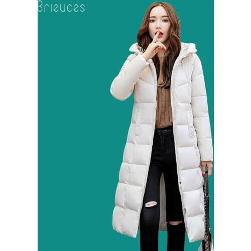 Beieuces 2020 Warm Winter Jacket Women Hooded plus size Thicken long Parkas Outwear Bread Loose Style warm Winter Coat women