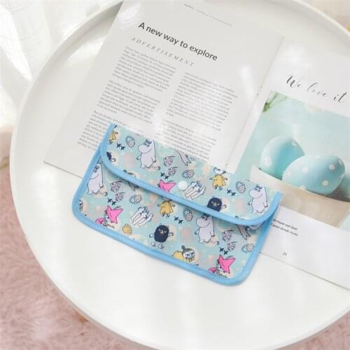 Student Portable Mask Box CartoonFace Mask Storage Bag Mouth Mask Cover Case Anti Pollution Facemask Case