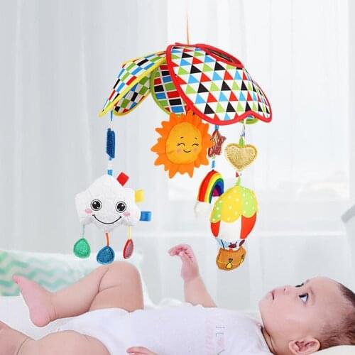Baby Toys 0-12 Months for Children Plush Rattle Crib Hanging Mobile Infant Newborn Stroller Bed Juguetes Education Toy Gift