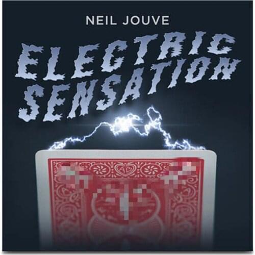 Electric Sensation by Neil Jouve Gimmick Card Magic Tricks Street Magic Props Illusions Magician Poker Easy To Do Cards Transfer
