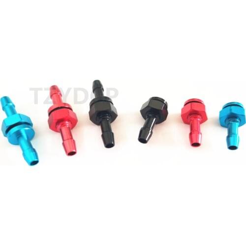 Good Quality 1pc Blue/Silver Water Nipples L32mm / L20.8mm M6 Thread Rc Boat Fuel Nozzles For 3X5/4X7mm Tubes