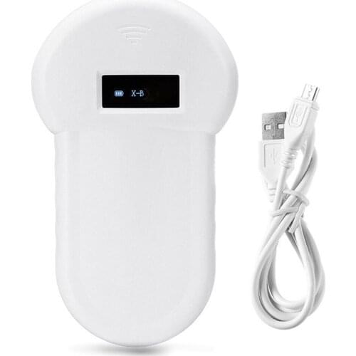 LF 134.2KHz Pocket Reader Handheld Animal Chip Reader Scanner Pet Dog Cat ID Reader