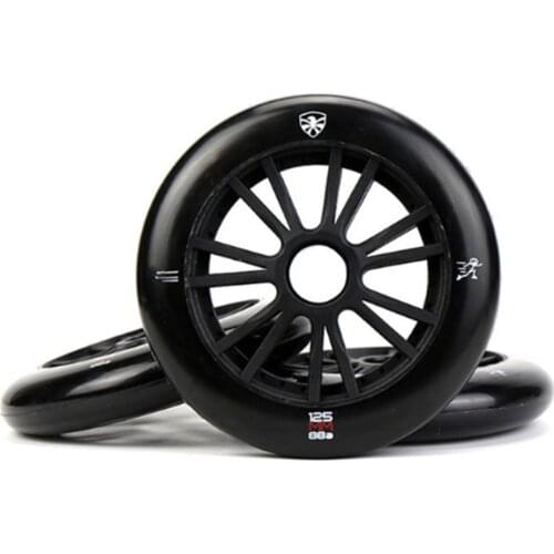 6 Pieces/lot Free Shipping Schankel Edger Speed Skates Wheels High Response Wheels 125mm 88A Inline Speed Racing Skating Wheels