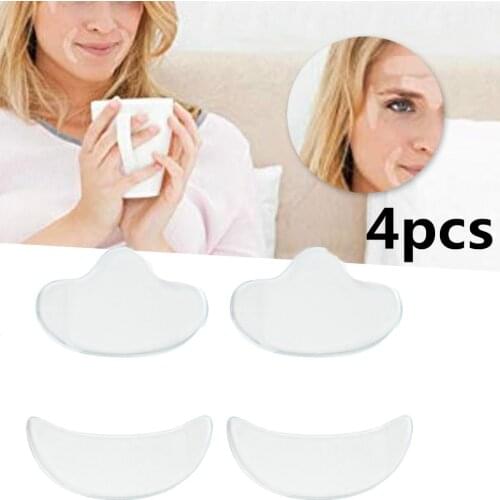 Reusable Anti Wrinkle Neck Forehead Chest Pad Sticker Silicon Transparent Removal Neck Sticker Skin Care Silica Gel Patch
