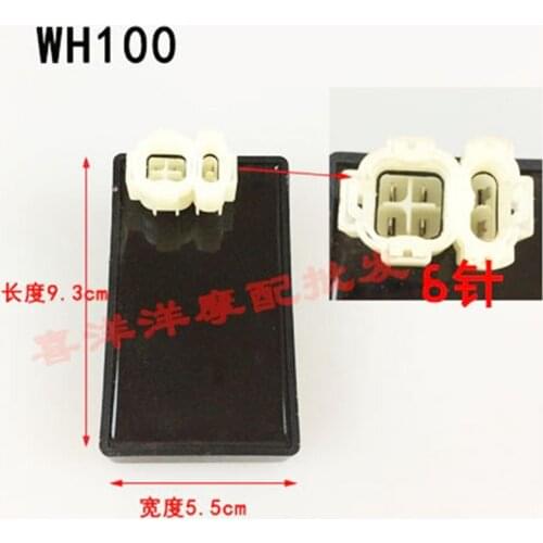 Motorcycle 6 Pins AC CDI Box Ignition Trigger for Honda WH100 WH 100 100cc