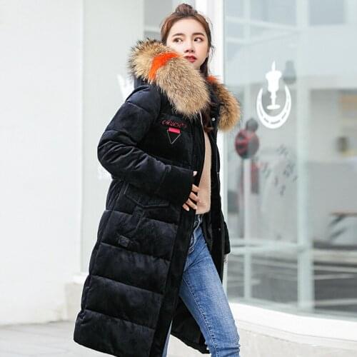 Real Time Cotton Lycra Zipper Slim Full Zippers 2019 New Korean Will Code Temperament Long A Hair Lead Pleuche Easy Loose Coat