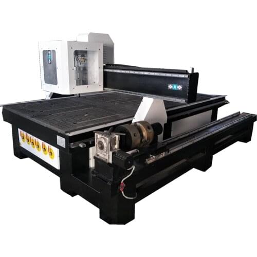 Hot Mach3 1325 CNC Router 4 Axis For Sale/4x8 feet China CNC Carving Machine With Rotary Engraving CNC Machine For Wood