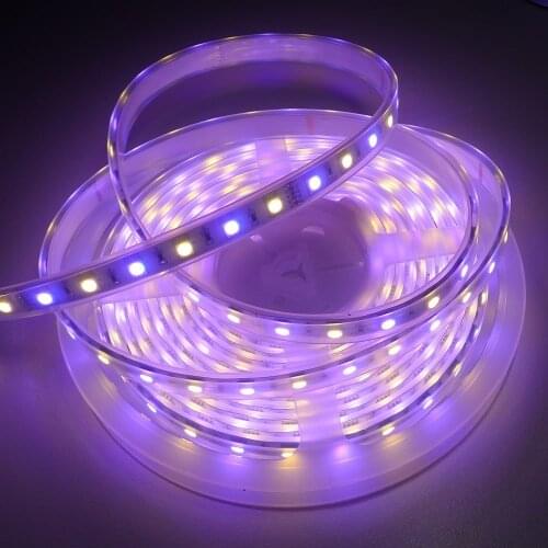 5M RGBWW LED Strip Lights 5050 SMD RGB Warm white DC12V Mixed Color LED Strip Lighting 300leds RGBWW LED Strip Waterproof IP67