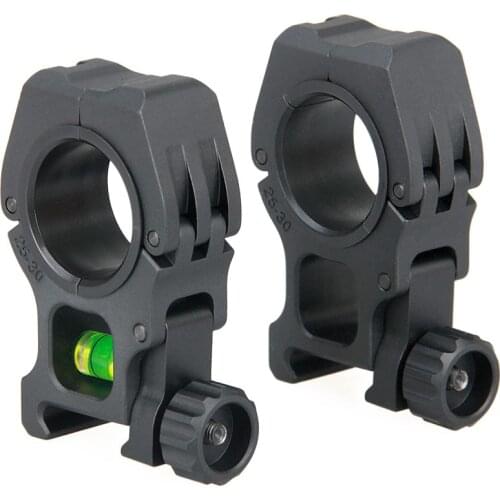 PPT Tactical Scope Mount AR15 Rifl 6063 Aluminum 25.4 30MM Seperate Scope Mount For 21.2MM Rail Picatinny Rail Hunting PP24-0171