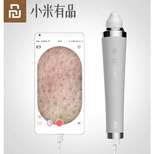 Youpin Meishi Electric Visual Acne Remover Blackhead Deep Pore Cleanser Vacuum Suction Blackpot Cleaner For Facial Care Tools