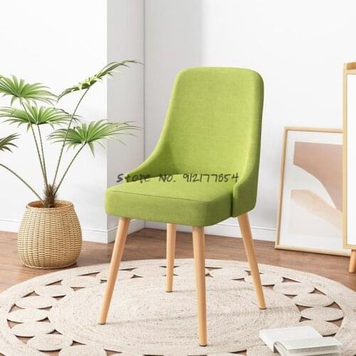 Home dining chair modern minimalist backrest stool Nordic net red makeup chair simple economical restaurant casual chair