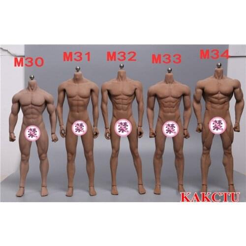 1/6 SFD Suntan Skin Male Figures Muscle Body Accessories Tall 29cm BJD DIY Action Figure Doll Soft Silicone Model Toys C1210
