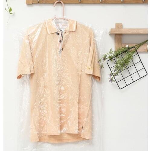 2.2 Silk Clothes Dust Cover Coat Suit Dust Bag Transparent Cleaner Dry Wardrobe Storage Organizer Bag Hanging Plastic Dispo V1T9