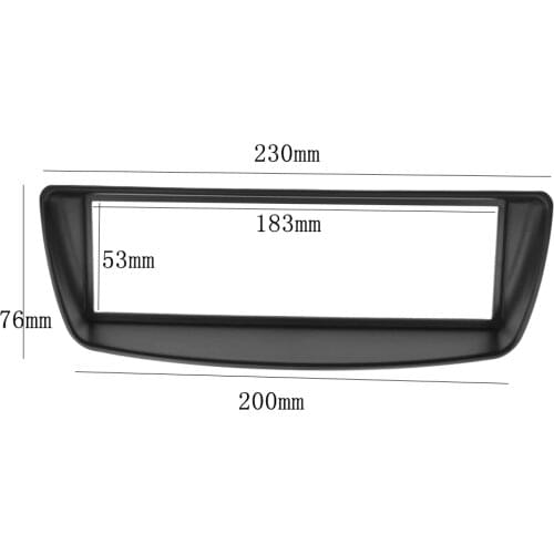 One Din Car Radio Fascia for Toyota Aygo Citroen C1 Peugeot 107 DVD Stereo Panel Dash Mounting Installation Trim Kit Frame Bezel