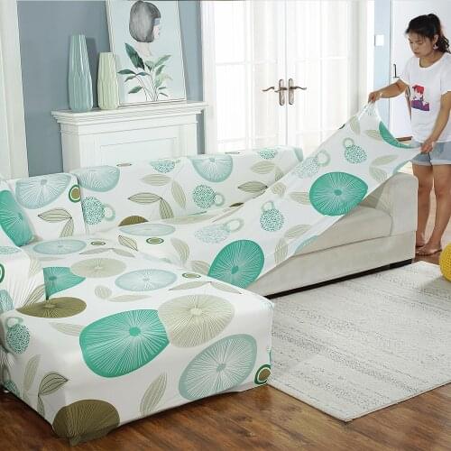 1/2/3/4 Seater Sofa Cover L Shaped Stretch Sofa Cover Stretch Corner Sofa Cover For Living Room Waterproof Slipcover Sofa Towel