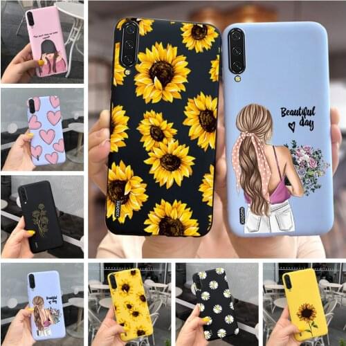For Cover Xiaomi Mi A3 Case Beautiful Flowers Butterfly Soft Slim Fundas For Xiaomi MiA3 Mi A 3 A3 Phone Cases Babk Cover Bumper