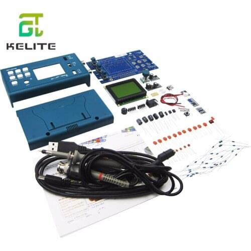 DSO068 20MHz Mini Digital Storage Oscilloscope DIY F Version Kits Digital Screen Electronic Teaching Practice Production Suit