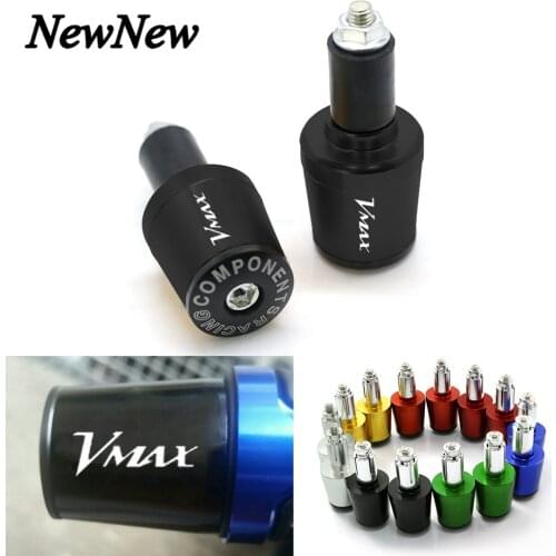 For Yamaha V-MAX VMAX 1200 V-MAX1200 VMAX1200 Motorcycle Accessories 7/8"22MM CNC Handlebar Grips Handle Bar Grip End Cap Plugs