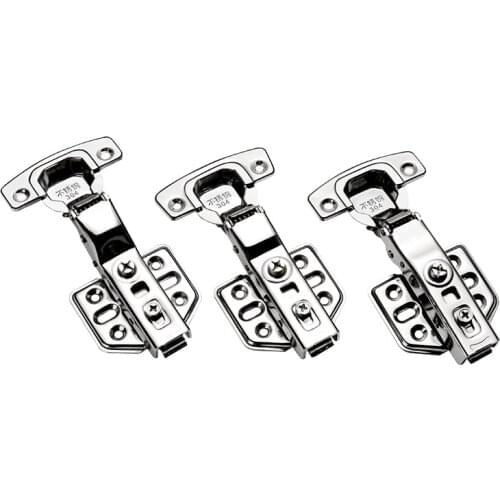 Cabinet Wardrobe Door 308 Stainless Steel with Buffer Removable Spring Hinge Copper Core Quick Fit Damping Hydraulic Hinge