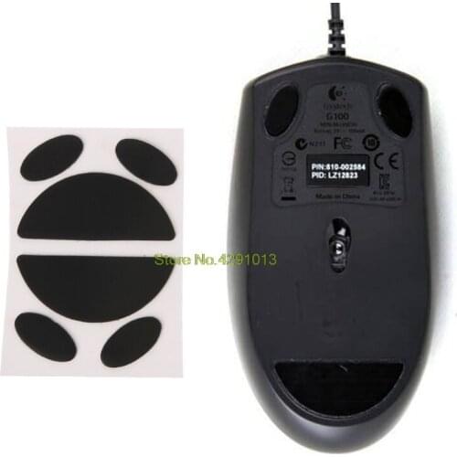 2Sets 0.6mm Thickness Replacement Mouse Feet Skates for Logitech G100 G100S Drop Shipping Support
