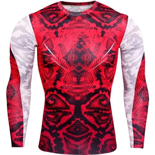 Mans T-shirt Outdoor Cycling Sportswear Gym Sports Shirt Costume Long Sleeve Mens Skinny Running T-shirt Compression Shirt