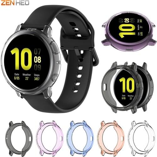 Screen Protection Case For Samsung Galaxy Active 2 40mm/44mm Smart Watch Cover Cases Accessories R820 R830 Protector soft Covers