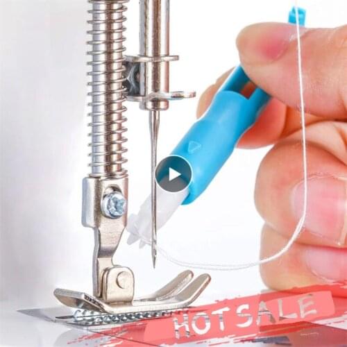 Needle Threader Stitch Insertion Tool Sewing Machine Needle Inserter Manual Needle Threader Sewing Tool Apparel Sewing Accessory