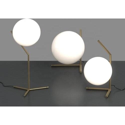 New Design Creative Lights Bronze Glass Bed Side Bulb Modern Led Table Lamp Table Lamps For Bedroom deco mariage