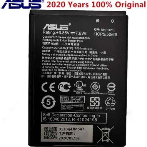 New Original Asus B11P1428 Battery For ASUS ZenFone ZB450KL ZE500KG 5" X009DB ZB452KG ZenFone Go 4.5 2000mAh