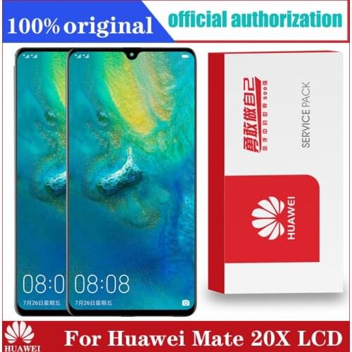 Original 7.2'' FHD 1080 x 2244 Display for Huawei MATE 20X LCD Touch Screen Digitizer Assembly MATE20 X