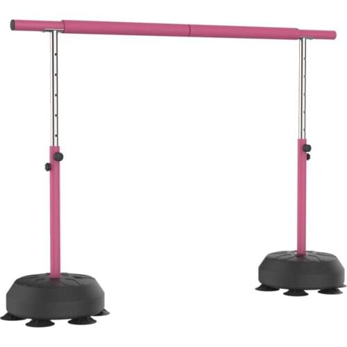 Mobile 1.5M Portable Ballet Barre with 82-122cm Height Adjustable, Freestanding Stretch Dance Bar