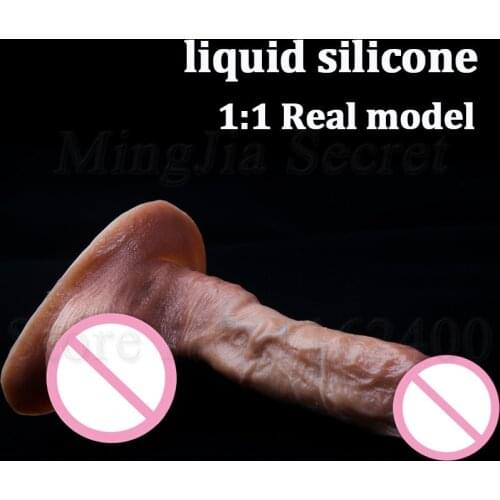 24cm Real Male Big Dick Soft Dildo Sex Toys For Women Lesbian Vagina Masturbator Realistic Penis Anal Plug G-Spot Stimulator