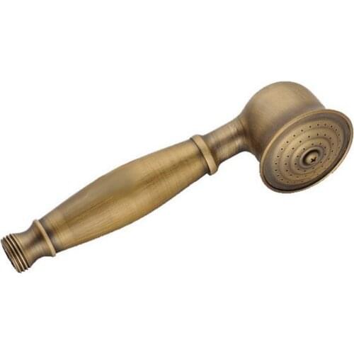 Antique Brass Vintage Retro Telephone Shape Hand Spray Handheld Shower head / Bathroom Accessory (Standard 1/2") mhh004