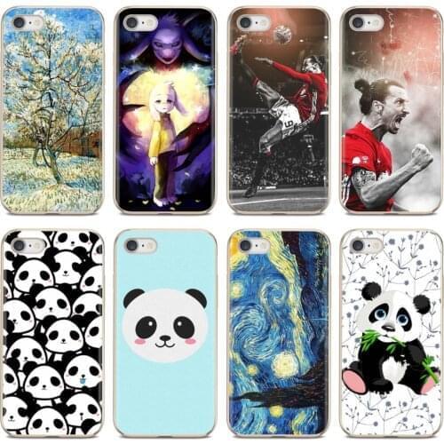 For Xiaomi Redmi 2 S2 3 3S 4 4A 5 5A 5 6 6A 7A 9 9T 9C 9A Pro Pocophone F1 Silicone Cover Van-Gogh-Panda-Zlatan-Ibrahimovic