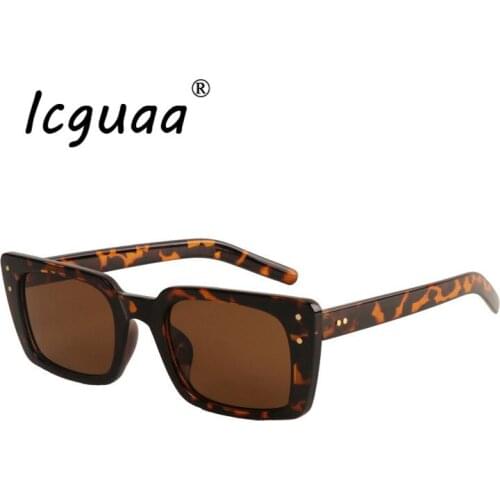 Ins sunglasses women eyewear vintage small square sunglasses Rectangle sun glasses Unisex Women UV400