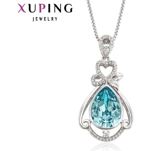 Xuping Jewelry Fashion Elegant Crystals Pendant for Women with High Quality Rhodium Plated M29-30029