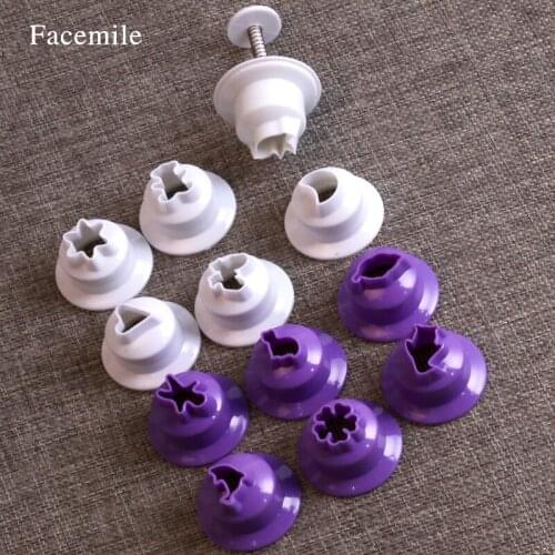 12 Flowers Shape Set Fondant Decoration Cake Embossing Plunger Tools Baking Biscuit Cookie Cutter Mold 51072 Gift