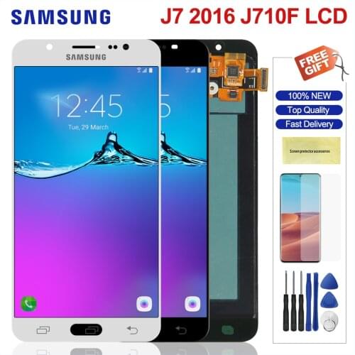 5.5" Original J710 Lcd For Samsung Galaxy J7 2016 J710 LCD Display Touch Digitizer Replacement For Samsung J710 J710F J710M Lcds