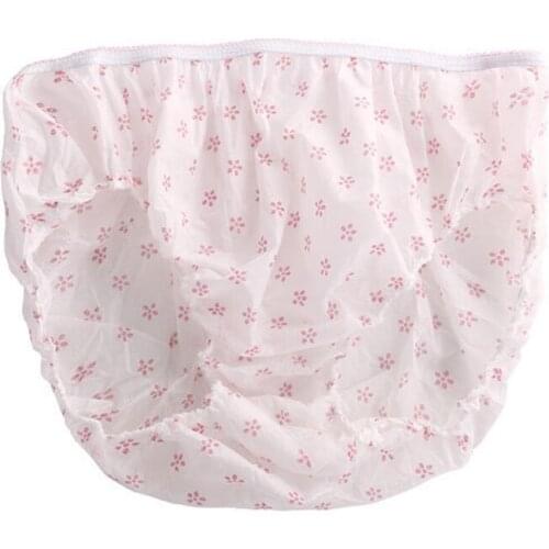 7Pcs Cotton Pregnant Disposable Underwear Panties Briefs Prenatal Postpartum Underpants