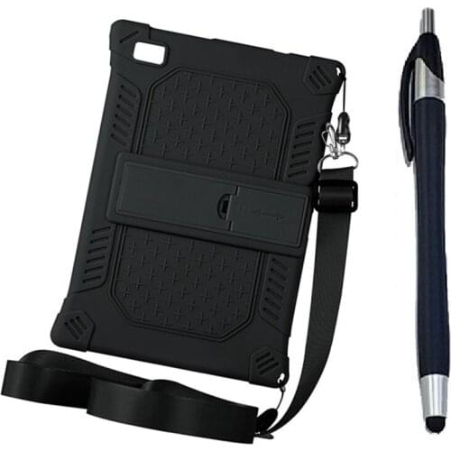 For TECLAST M40 P20HD Case 10.1Inch Tablet Anti-Drop Protection Silicone Case Tablet Stand with Strap and Capacitive Pen