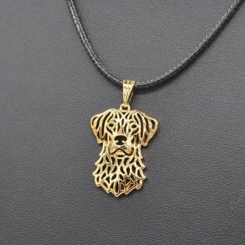 Hot Sale Rope Chain Alloy Dog Pendant Necklaces Women Chesapeake Bay Retriever Necklaces Drop Shipping