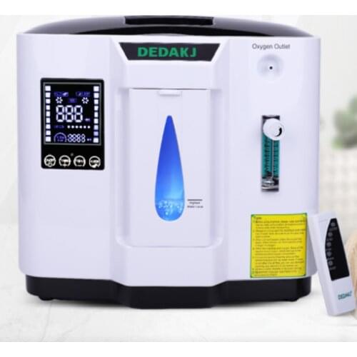 DEDAKJ 1L-7L Oxygen Generator DE-1A With CE English Verion Oxygen Making Machine 110v/220v Oxygenation Machine Air Purifier hot