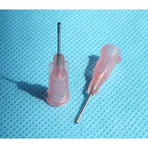 50pk 20gauge 1/2-inch Oval Blunt Needle Dispense Tip ,Glue Dispensing Needle