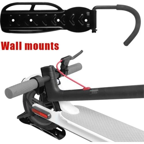 Bike Wall Mount Hanger Steel Wall Stand Holder Powerful Load For Xiaomi M365 Electric Scooter Mount Stands Wall Racks Accessorie
