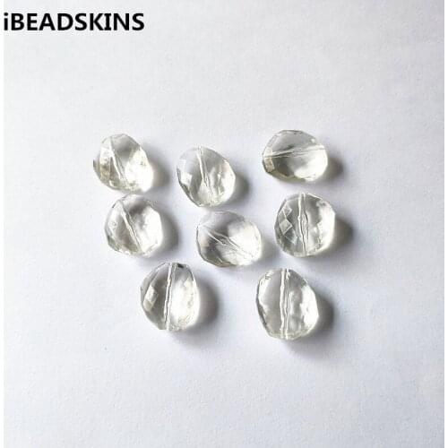 New arrival! 20x18mm 265pcs Clear acrylic Faceted Lentils shape Beads for Necklace,Earrings parts,hand Made Jewelry DIY